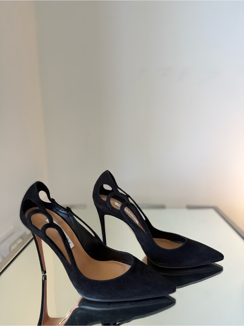 New AQUAZZURA Fenix 105 cutout pumps $825 37 - Picture 4 of 10